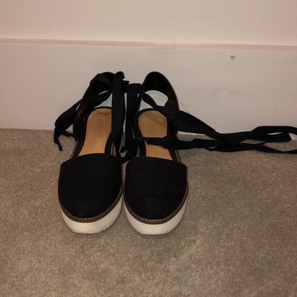 SCHUTZ Shoes - Tie up platform sandal